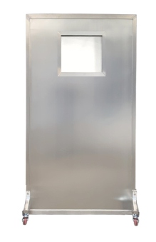 X-ray Protective Device -MOBILE BARRIERS-SINGLE (WITH WINDOW)