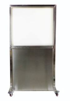 X-ray Protective Device -MOBILE BARRIERS-SINGLE(HALF TRANSPARENT)